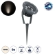 TREELIGHT-TZINA 90355 Σποτ Φωτισμού Ειδικό για Φυτά - Δέντρα με Βάση Κήπου / Καρφωτό LED 6W 570lm 10° DC 24V Αδιάβροχο IP65 L14 x W12.5 x H12.5cm Φυσικό Λευκό 4500K - Γκρι Ανθρακί - 3 Years Warranty