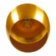 Μοντέρνο Κρεμαστό Φωτιστικό Οροφής Μονόφωτο Χρυσό Μεταλλικό Καμπάνα Φ24  NADONG 01544 - 5