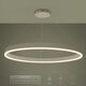 kelvo® VENOM KLV-101-0194 Κρεμαστό Φωτιστικό Οροφής LED 75W 7500lm 120° AC 220-240V IP20 Ρυθμιζόμενο Λευκό CCT με Χειριστήριο από 2700K έως 6000K Dimmable - Lumileds SMD Chip - Λευκό Ματ - Μ100 x Π100 x Υ6.5cm - 3 Χρόνια Εγγύηση - 13