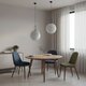 kelvo® BELLISSIMO KLV-101-0375 Κρεμαστό Φωτιστικό Οροφής για Λάμπα με Ντουί E27 AC 220-240V IP20 - Μαύρο Ματ & Λευκό - Μ40 x Π40 x Υ62cm - 2