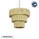 COROIN 205-0034 Boho Κρεμαστό Φωτιστικό Οροφής με Ντουί 1 x E27 AC 220-240V IP20 - Μπεζ - M40 x Π40 x Υ35cm - 13 COROIN 205-0034 Boho Κρεμαστό Φωτιστικό Οροφής με Ντουί 1 x E27 AC 220-240V IP20 - Μπεζ - M40 x Π40 x Υ35cm - 1