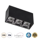 LUMINAR 60324 Downlight Σποτ LED 12W 1680lm 36° AC 220-240V IP20 Φυσικό Λευκό 4500K - Osram SMD Chip & TÜV SÜD Driver - Μαύρο Ματ - Μ11.8 x Π4.2 x Υ6.6cm - 5 Χρόνια Εγγύηση - 2
