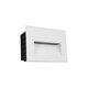 kelvo® STEPART KLV-101-0085 Μοντέρνο Χωνευτό Φωτιστικό Σκαλοπατιού - Διαδρόμου LED 6W 750lm 45° AC 220-240V Αδιάβροχο IP65 Θερμό Λευκό 2700K - Lumileds SMD Chip & TÜV SÜD Driver - Λευκό Ματ - Μ11.5 x Π5.3 x Υ8.3cm / Q10.63 x 7.61cm - 5 Χρόνια Εγγύηση - 3