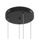 kelvo® VENOM KLV-101-0202 Κρεμαστό Φωτιστικό Οροφής LED 150W 15000lm 120° AC 220-240V IP20 Ρυθμιζόμενο Λευκό CCT με Χειριστήριο από 2700K έως 6000K Dimmable - Lumileds SMD Chip - Μαύρο Ματ - Μ150 x Π90 x Υ60cm - 3 Χρόνια Εγγύηση - 7