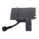 TREELIGHT-JINA 90694 Κυρτή Μπάρα Φωτισμού Wall Washer με Αντιθαμβωτική Γρίλια Ειδική για Φυτά - Δέντρα LED 18W 1710lm 10° DC 24V Αδιάβροχο IP67 L29 x W11 x H10.5cm Φυσικό Λευκό 4500K - Γκρι Ανθρακί - 3 Years Warranty - 5