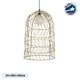 NETI 205-0025 Boho Κρεμαστό Φωτιστικό Οροφής με Ντουί 1 x E27 AC 220-240V IP20 - Μπεζ - M35 x Π35 x Υ63cm NETI 205-0025 Boho Κρεμαστό Φωτιστικό Οροφής με Ντουί 1 x E27 AC 220-240V IP20 - Μπεζ - M35 x Π35 x Υ63cm