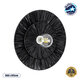 COLOMBO 02280 Boho Φωτιστικό Τοίχου - Απλίκα Μονόφωτο 1 x E27 AC 220-240V IP20 - Φ40 x Υ4.5cm - Μαύρη Φυσική Ράφια Άχυρο Πλέγμα - 5 Χρόνια Εγγύηση