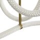 kelvo® GLOW KLV-101-0152 Φωτιστικό Οροφής LED 40W 4000lm 360° AC 220-240V IP20 Ρυθμιζόμενο Λευκό CCT με Χειριστήριο από 2700K έως 6000K Dimmable - Lumileds SMD Chip - Χρυσό Πλατίνα - Μ50 x Π50 x Υ70cm - 3 Χρόνια Εγγύηση - 8