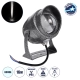 SPOT-XENIA 90509 Σποτ Φωτισμου Wall Washer LED 16W 1600lm 3° DC 24V Αδιάβροχο IP65 Φ9 x Υ12cm Ψυχρό Λευκό 6000K Dimmable - Σφυρήλατο Γκρι - 3 Years Warranty