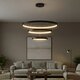 kelvo® NEMESIS KLV-101-0220 Κρεμαστό Φωτιστικό Οροφής LED 120W 12000lm 180° AC 220-240V IP20 Ρυθμιζόμενο Λευκό CCT με Χειριστήριο από 2700K έως 6000K Dimmable - Lumileds SMD Chip - Μαύρο Ματ - Μ80 x Π80 x Υ80cm - 3 Χρόνια Εγγύηση
