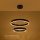 kelvo® VENOM KLV-101-0196-V2 Κρεμαστό Φωτιστικό Οροφής LED 75W 7500lm 120° AC 220-240V IP20 Ρυθμιζόμενο Λευκό CCT με Χειριστήριο από 2700K έως 6000K Dimmable - Lumileds SMD Chip - Μαύρο Ματ - Μ60 x Π60 x Υ40cm - 3 Χρόνια Εγγύηση - 13