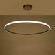kelvo® DIAMOND KLV-101-0234 Κρεμαστό Φωτιστικό Οροφής LED 75W 7500lm 180° AC 220-240V IP20 Ρυθμιζόμενο Λευκό CCT με Χειριστήριο από 2700K έως 6000K Dimmable - Lumileds SMD Chip - Χρυσό Πλατίνα - Μ100 x Π100 x Υ3cm - 3 Χρόνια Εγγύηση - 12