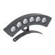  TREEPLANTE 90458 Κυρτή Μπάρα Φωτισμού Wall Washer για Φυτά - Δέντρα LED 6W 510lm 15° DC 24V Αδιάβροχο IP67 Πράσινο Dimmable - Bridgelux SMD Chip - Γκρι Ανθρακί - Μ17.5 x Π4.5 x Υ8cm - 3 Χρόνια Εγγύηση - 3