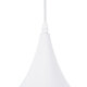 SHANGHAI WHITE 01026-A Μοντέρνο Κρεμαστό Φωτιστικό Οροφής Μονόφωτο 1 x E27 Λευκό Μεταλλικό Καμπάνα Φ25 x Υ30cm - 7