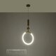 kelvo® GLOW KLV-101-0175 Κρεμαστό Φωτιστικό Οροφής LED 18W 1800lm 360° AC 220-240V IP20 Ρυθμιζόμενο Λευκό CCT με On/Off 2700K/4500K/6000K - Lumileds SMD Chip - Χρυσό Πλατίνα - Μ30 x Π6 x Υ60cm - 3 Χρόνια Εγγύηση - 15