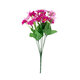 78206 Τεχνητό Φυτό Μπουκέτο Διακοσμητικών Λουλουδιών με 7 Φούξια Μαργαρίτες M20 x Υ35 x Π20cm - 2