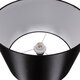 ASHLEY 00822 Μοντέρνο Φωτιστικό Δαπέδου Μονόφωτο Μεταλλικό Μαύρο με Καπέλο Φ35 x Υ145cm - 5
