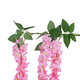 Artificial Garden PINK WISTERIA FLOWER BRANCH 21518 Τεχνητό Διακοσμητικό κλαδί Βιστέρια Ροζ Φ45 x Υ120cm