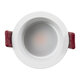 IP 60345 Χωνευτό LED Spot Downlight TrimLess Μπάνιου & WC Φ6.6cm 7W 700lm 45° AC 220-240V IP44 Φ6.6 x Υ5.3cm - Στρόγγυλο - Λευκό - Θερμό Λευκό 2700K - Bridgelux COB - TÜV Certified Driver - 5 Years Warranty - 6