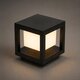 PRISM GLB-103-0017 Φωτιστικό Κολωνάκι Κήπου LED 10W 900lm 90° AC 220-240V Αδιάβροχο IP65 Θερμό Λευκό 2700K - Sanan SMD Chip - Μαύρο Ματ - Μ15 x Π15 x Υ16cm - 3 Χρόνια Εγγύηση - 2