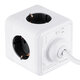 TRAVEL PowerCube PRO Certified 79639 Πολύπριζο 6 Θέσεων με 1.5m Kαλώδιο - 4 Πρίζες Ασφαλείας Childproof EU Schuko AC 220-240V & 2 Πρίζες USB Max 2.1A/DC 5V Μ7.5 x Π7.5 x Υ7.5 - Λευκό με Γκρι - Max Load 3680W/16A - 4