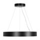 kelvo® RA KLV-101-0365 Κρεμαστό Φωτιστικό Οροφής LED 67W 6700lm 120° AC 220-240V IP20 Ρυθμιζόμενο Λευκό CCT με Χειριστήριο από 2700K έως 6000K Dimmable - Lumileds SMD Chip - Μαύρο Ματ - Μ60 x Π60 x Υ8cm - 3 Χρόνια Εγγύηση - 3