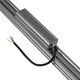 WASHERLUMA GLB-103-0033 Μπάρα Φωτισμού Wall Washer LED 36W 3240lm 30° AC 220-240V Αδιάβροχο IP65 Θερμό Λευκό 2700K - Sanan SMD Chip - Γκρι Ανθρακί Ματ - Μ100 x Π4 x Υ6.5cm - 3 Χρόνια Εγγύηση - 9