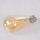 99046 Λάμπα LED Long Filament E27 ST64 Αχλάδι 8W 720lm 360° AC 220-240V IP20 Φ6.4 x Υ14cm Ultra Θερμό Λευκό 2200K με Μελί Γυαλί - Dimmable - 3 Years Warranty - 3