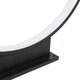 LUNEA GLB-103-0009 Φωτιστικό Κολωνάκι Κήπου LED 15W 1350lm 120° AC 220-240V Αδιάβροχο IP65 Θερμό Λευκό 2700K - Sanan SMD Chip - Μαύρο Ματ - Μ45 x Π7 x Υ50cm - 3 Χρόνια Εγγύηση - 4