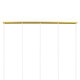 TRIANGLE 00610 Μοντέρνο Κρεμαστό Φωτιστικό Οροφής Πολύφωτο Χρυσό Μεταλλικό Πλέγμα Μ170 x Π22 x Y130cm - 9