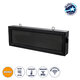 DISPLAY 90309 LED Scrolling Display 64x16cm - Κυλιόμενη Ψηφιακή Πινακίδα / Επιγραφή Μονής Όψης P10 LED SMD AC 220-240V - Λειτουργία μέσω Wi-Fi με Εφαρμογή APP - Αισθήτηρας Θερμοκρασίας και Υγρασίας - Αδιάβροχο IP65 - Μ72 x Π9 x Υ24cm - Πορτοκαλί - 1 Χρόνο Εγγύηση - 1