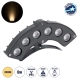  TREEGINA 90679 Κυρτή Μπάρα Φωτισμού Wall Washer για Φυτά - Δέντρα LED 6W 660lm 30° DC 24V Αδιάβροχο IP65 Θερμό Λευκό 2700K Dimmable - Bridgelux SMD Chip - Γκρι Ανθρακί - Μ18 x Π3.5 x Υ7cm - 3 Χρόνια Εγγύηση - 1