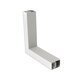ALP-CORNER-SIDE90 BRIGHTRAIL 61779 Επιφανειακό / Κρεμαστό Προφίλ Αλουμινίου Γωνία με Λευκό Γαλακτερό Πατητό Κάλυμμα για Ταινίες LED IP20 - Γκρι Ανθρακί Ματ - Μ30 x Π5 x Υ7.5cm