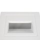 kelvo® STEPART KLV-101-0079 Μοντέρνο Χωνευτό Φωτιστικό Σκαλοπατιού - Διαδρόμου LED 3W 375lm 45° AC 220-240V Αδιάβροχο IP65 Θερμό Λευκό 2700K - Lumileds SMD Chip & TÜV SÜD Driver - Λευκό Ματ - Μ8.5 x Π5 x Υ8.5cm / Q6.72 x 6.72cm - 5 Χρόνια Εγγύηση - 6