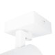 kelvo® SPOTA KLV-101-0135 Μοντέρνο Κινούμενο Φωτιστικό Σποτ Οροφής με Ντουί 1 x GU10 90° AC 220-240V IP20 - Λευκό Ματ - Μ7 x Π6 x Υ14cm - 10