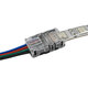 70724 Αδιάβροχος Ταχυσύνδεσμος Ένωσης IP65 - Strip To Cable Connector για Ένωση 1 x RGB Αδιάβροχης Ταινίας LED Πλάτους 10mm με 1 x Καλώδιο Τροφοδοσίας - 5