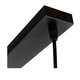 Μοντέρνο Κρεμαστό Φωτιστικό Οροφής Πολύφωτο Μαύρο Μεταλλικό Ράγα  ALFREDA 01242 - 10