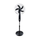 SOLARE-FAN 85358 Solar Fan Αυτόνομος Ηλιακός Επιδαπέδιος Ανεμιστήρας 25W 2 Λειτουργιών Ρεύματος με AC 220-240V ή με Φωτοβολταϊκό Panel 9V 15W & Επαναφορτιζόμενη Μπαταρία Li-ion 7.4V 6000mAh - 12 Ταχύτητες - Ασύρματο Χειριστήριο - Ενσωματωμένο USB 2.0 Charger Συσκευών - IP20 - Μ44 x Π37.5 x Υ132cm -  - 5
