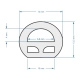 70583 TUBE 360° Degree Neon Flex Epistar LED SMD 2835 1m 12W/m 120LED/m 1212lm/m 360° DC 24V Αδιάβροχη IP68 Κόκκινο Dimmable - 4