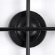 PIPING 00667-1 Vintage Industrial Φωτιστικό Οροφής Πολύφωτο Μαύρο Μεταλλικό Πλέγμα Μ78.5 x Π9.5 x Υ64cm - 6