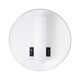 JERSEY 61102 Μοντέρνο Φωτιστικό Τοίχου - Απλίκα Ξενοδοχείου Bed Side LED 10W 1380lm 36° & 360° AC 220-240V - Reading Light & 360° Κρυφός Φωτισμός - Φορτιστής USB 3A - Φ14.5 x Π4cm - Φυσικό Λευκό 4500K - Λευκό - 3