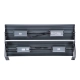 FLOOD-TENA 90225 Προβολέας Wall Washer για Φωτισμό Κτιρίων LED 192W 17280lm 10° DC 24V Αδιάβροχο IP65 L68.5 x W33 x H24cm Θερμό Λευκό 2700K - Ασημί - 3 Years Warranty - 5