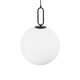 kelvo® BELLISSIMO KLV-101-0375 Κρεμαστό Φωτιστικό Οροφής για Λάμπα με Ντουί E27 AC 220-240V IP20 - Μαύρο Ματ & Λευκό - Μ40 x Π40 x Υ62cm - 6