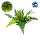 78258 Τεχνητό Φυτό Μπουκέτο Διακοσμητικών Κλαδιών με Πράσινο Φύλλωμα Άγριας Φτέρης M60 x Υ40 x Π60cm