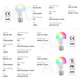 80072 SONOFF B05-BL-A60 - LED BULB E27 A60 806lm 9W WiFi+Bluetooth RGBW (RED + Green + Blue + Cool White) Dimming Smart Bulb RGBW - 19