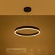 kelvo® VENOM KLV-101-0187 Κρεμαστό Φωτιστικό Οροφής LED 45W 4500lm 120° AC 220-240V IP20 Ρυθμιζόμενο Λευκό CCT με Χειριστήριο από 2700K έως 6000K Dimmable - Lumileds SMD Chip - Μαύρο Ματ - Μ60 x Π60 x Υ6.5cm - 3 Χρόνια Εγγύηση - 11