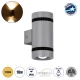  CANNONAL 60576 Μοντέρνο Φωτιστικό Τοίχου - Απλίκα LED 10W 1150lm 30° AC 220-240V IP20 Θερμό Λευκό 2700K - Bridgelux COB Chip & TÜV SÜD Driver - Μαύρο Ματ & Γκρι Ανθρακί Ματ - Μ5 x Π6.5 x Υ11cm - 3 Χρόνια Εγγύηση