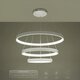kelvo® NEMESIS KLV-101-0221 Κρεμαστό Φωτιστικό Οροφής LED 120W 12000lm 180° AC 220-240V IP20 Ρυθμιζόμενο Λευκό CCT με Χειριστήριο από 2700K έως 6000K Dimmable - Lumileds SMD Chip - Λευκό Ματ - Μ80 x Π80 x Υ80cm - 3 Χρόνια Εγγύηση - 15