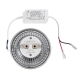  DARKO 60378 Σποτ AR111 LED 14W 1694lm 40° AC 220-240V IP20 Ψυχρό Λευκό 6000K - Indirect Anti-Glare Reflector - Bridgelux High Lumen COB Gen2 & TÜV SÜD Driver - Μ11.1 x Π11.1 x Υ6.6cm - 3 Χρόνια Εγγύηση - 7