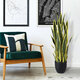 Artificial Garden BLOODLEAF DRACAENA TRIFASCIATA 20061 Τεχνητό Διακοσμητικό Φυτό Αιματόφυλλη Σανσεβιέρια Υ90cm - 6
